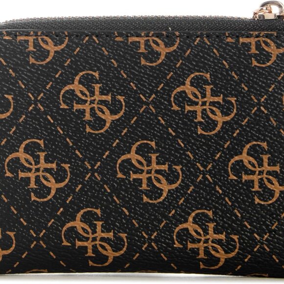 Women's Card Case Wallet PU Zip Around with Coin Pouch Card Slots - Picture 3 of 3